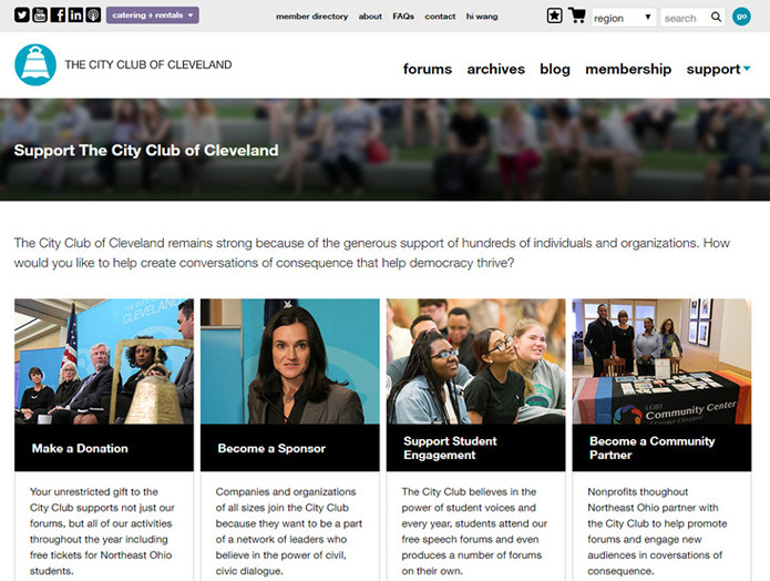 City Club Launches Website Re-Design: Five New Ways to Engage