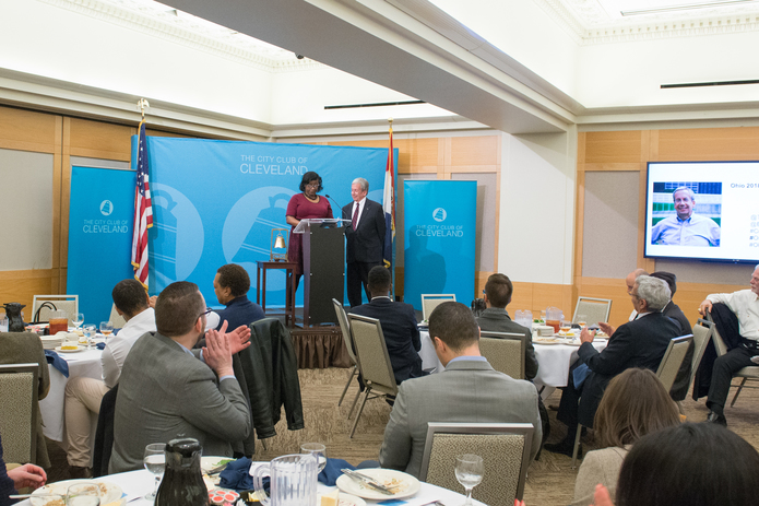Photos: A Look at William O'Neill's Visit to the City Club