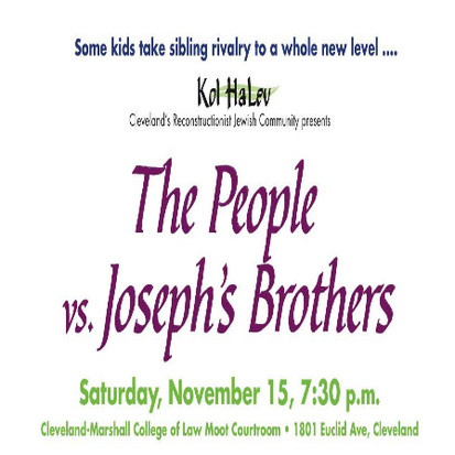 The People vs. Joseph's Brothers